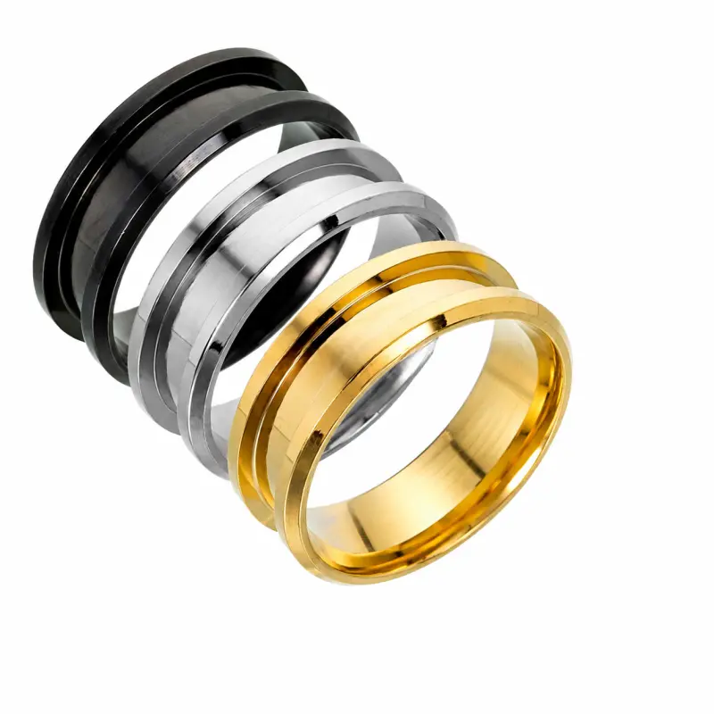 Bague de doigt à tourner – Anneau confort